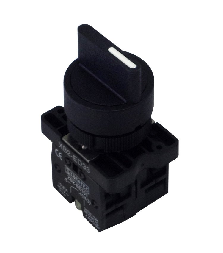 CHAVE SELETORA PLASTICA ED33 - 3 POS. - MANOPLA CURTA C/04397
