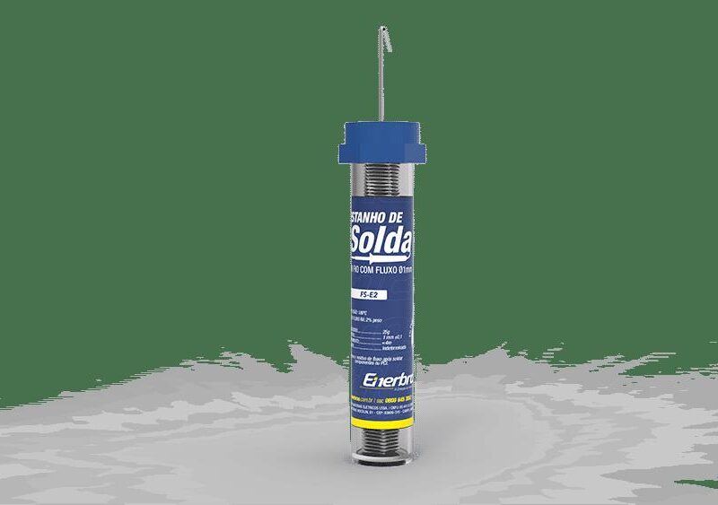 ESTANHO EM FIO COM FLUXO 0 1MM 25G C/FS-E2 ENERBRAS