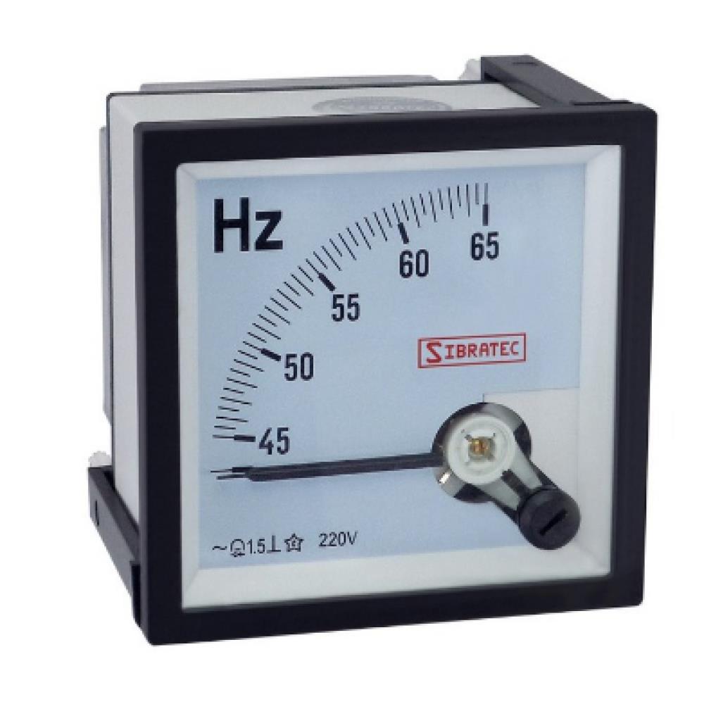 FREQUENCIMETRO ANALOGICO 72X72 (45-65HZ) C/05645