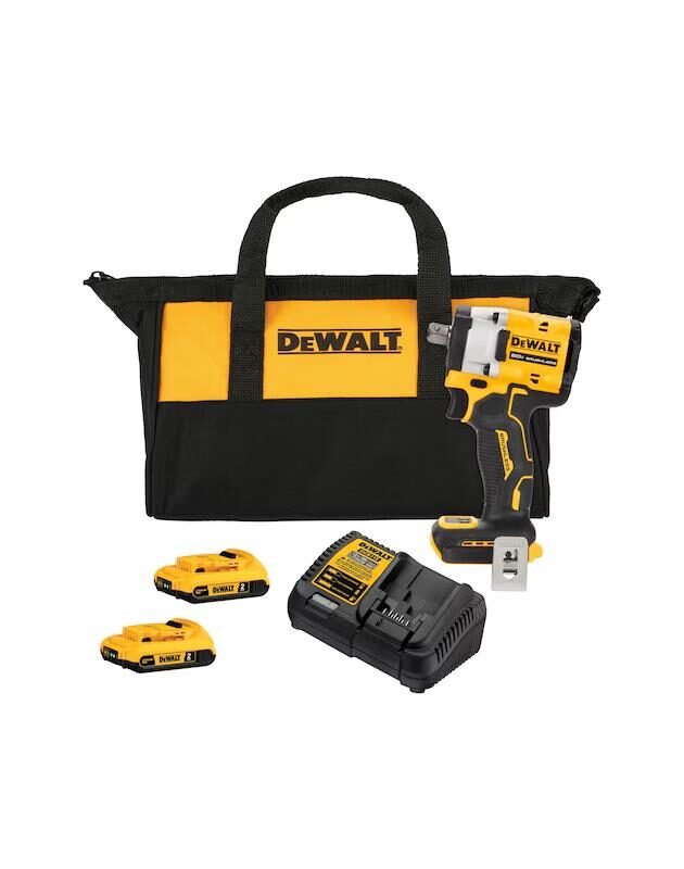 CHAVE DE IMPAC COMP 20V MAX 1/22AH C/DCF922D2-BR DEWALT