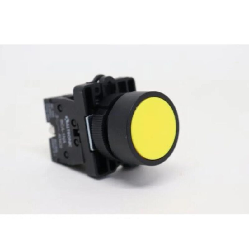 BOTAO DE COMANDO 1NA AMARELO 22MM-BTA-CMAM