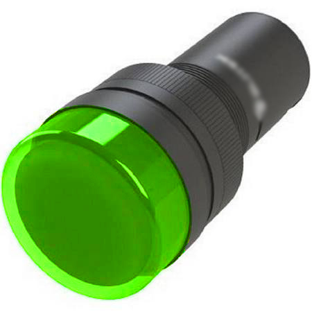SINALEIRO LED CCA 9MM VERDE 127/220V C/04728