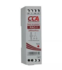 RELE ACOPLADOR RAC1 - 24V 24VCA/VCC - 1 CONTATO REVERSÍVEL