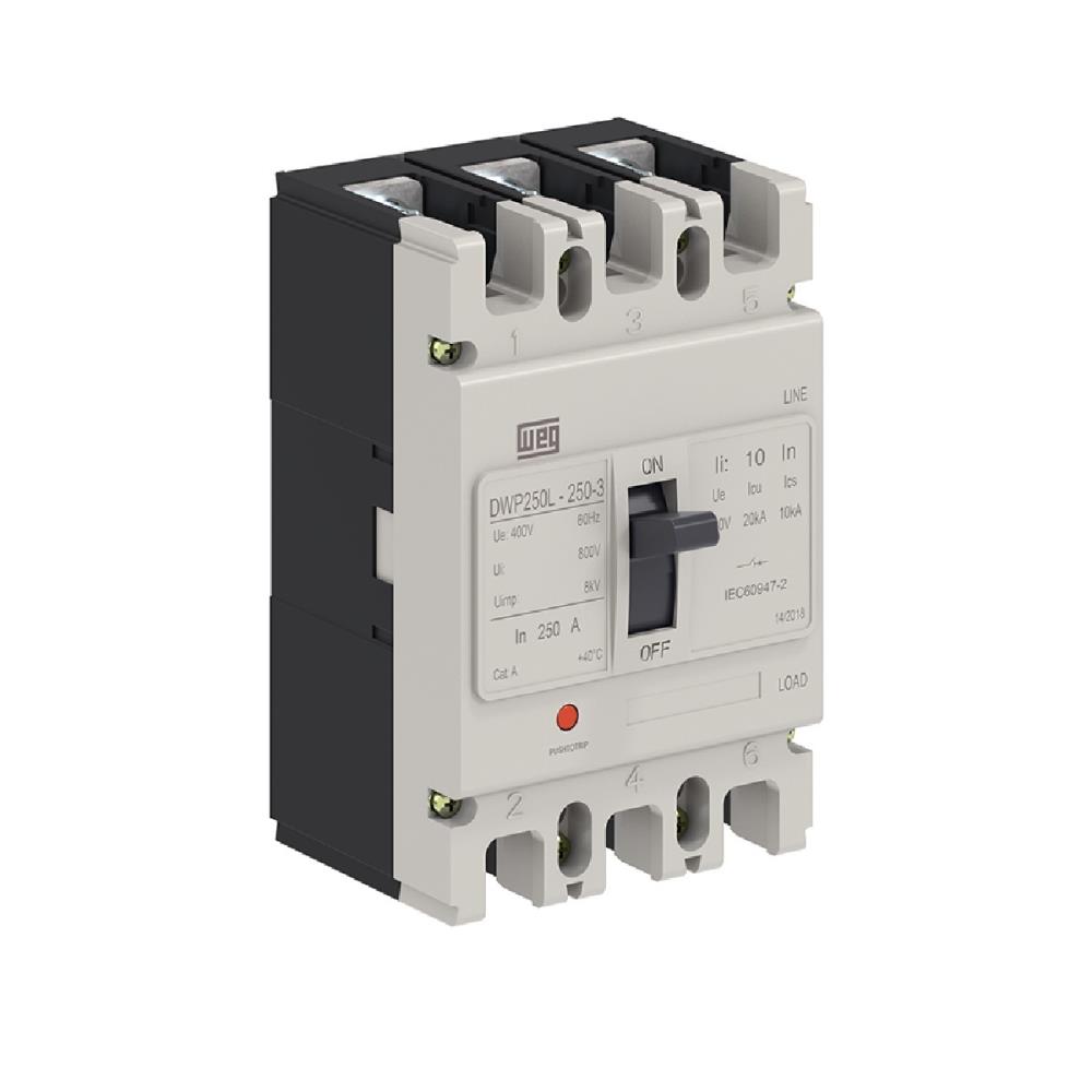 DISJUNTOR CX. MOLDADA DWP250 20KA (400VCA) 225A C 14256838