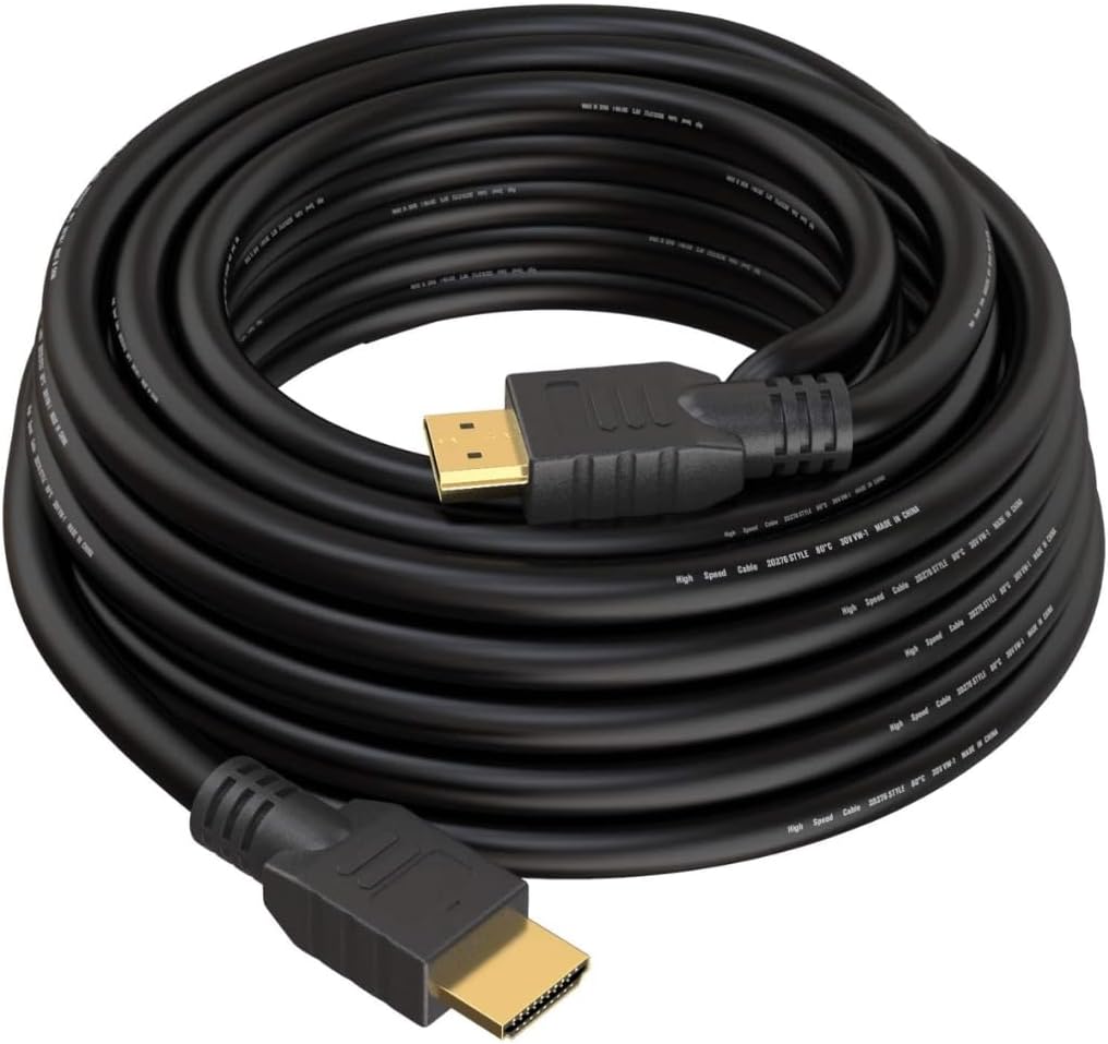 CABO HDMI X HDMI 2.0 1,8MT 30AWG GOLD FLASH PRETO C/HL-HD2.0-1.8M-30-SC