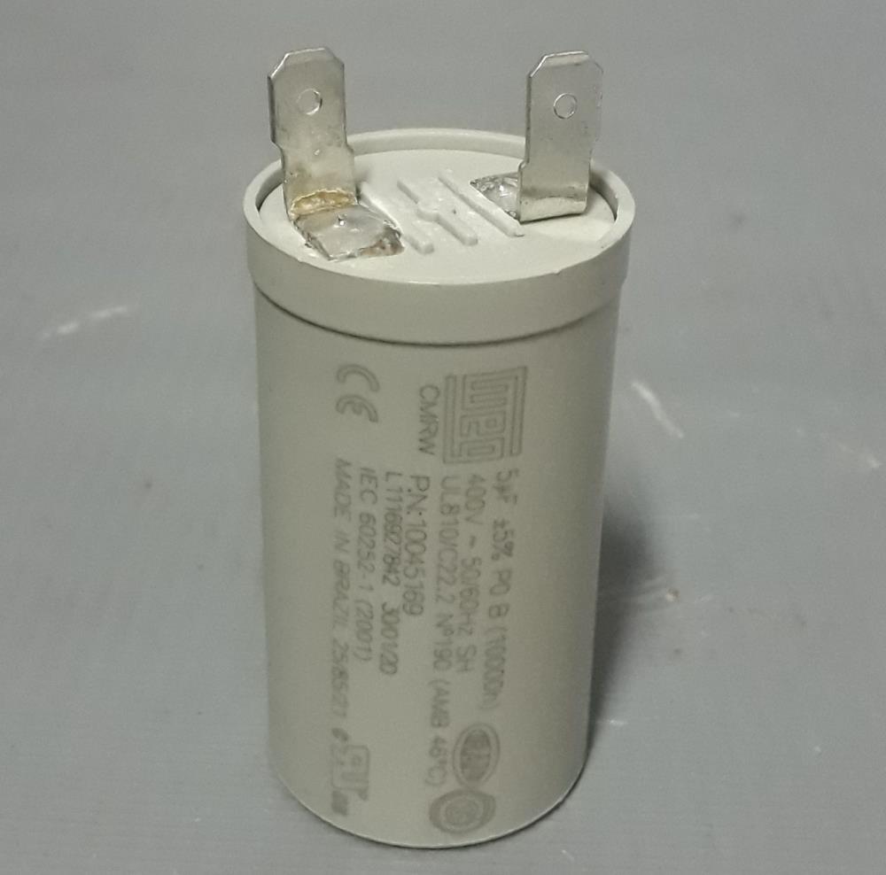CAPACITOR FIXO C/DIELET. CMRW 5UF 400V 50/60HZ SIMPLES C 10045884