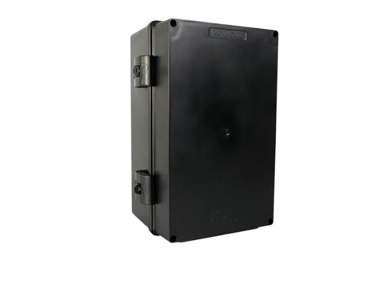 QUADRO DE COMANDO ROHDBOX 110X110X60 PRETO TAMPA OPACA IP68 STANDARD