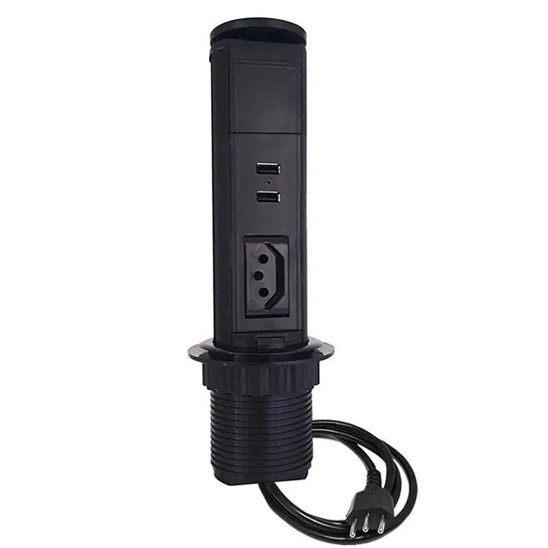 TORRE TOM. MINI TOTEM DE MESA AUT 10- 1 TOM.+USB A+C- QM5220000 DUTOTEC PRETO C/153067