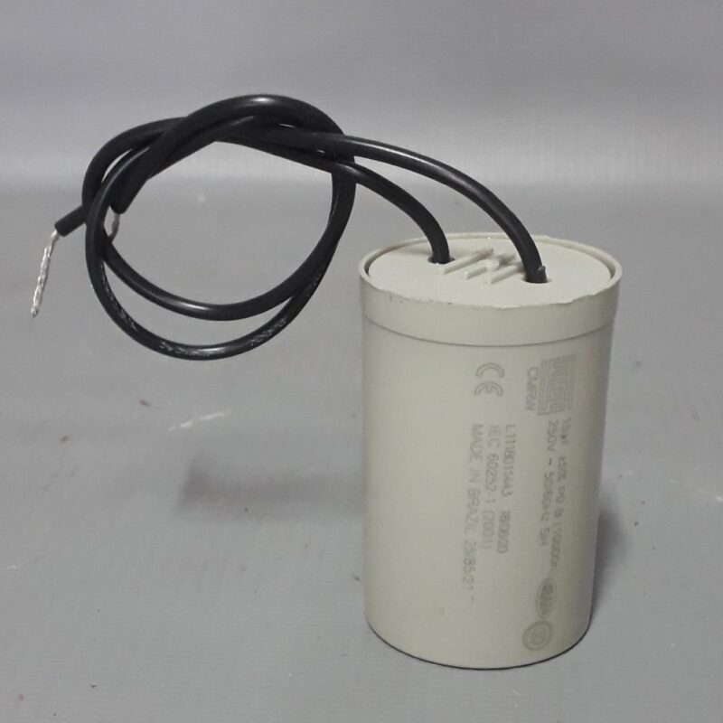 CAPACITOR FIXO C DIEL. CMRW 15UF 250V50/60HZ FIO 200MM C 10410100