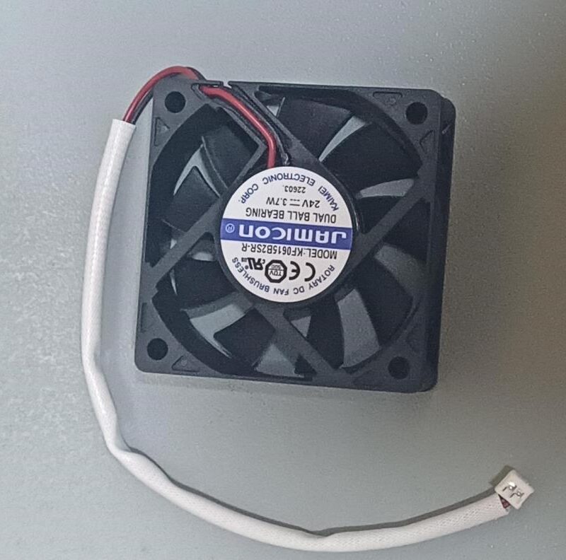 VENTILADOR AXIAL 60X60 24VCC C CABO 195MM 36CM P/INV.FREQ. C 12300091