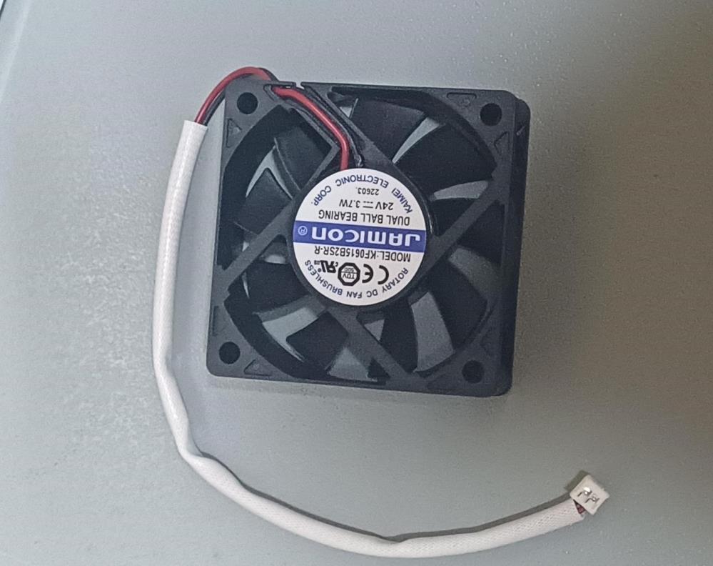 VENTILADOR AXIAL 60X60 24VCC C CABO 195MM 36CM P/INV.FREQ. C 12300091