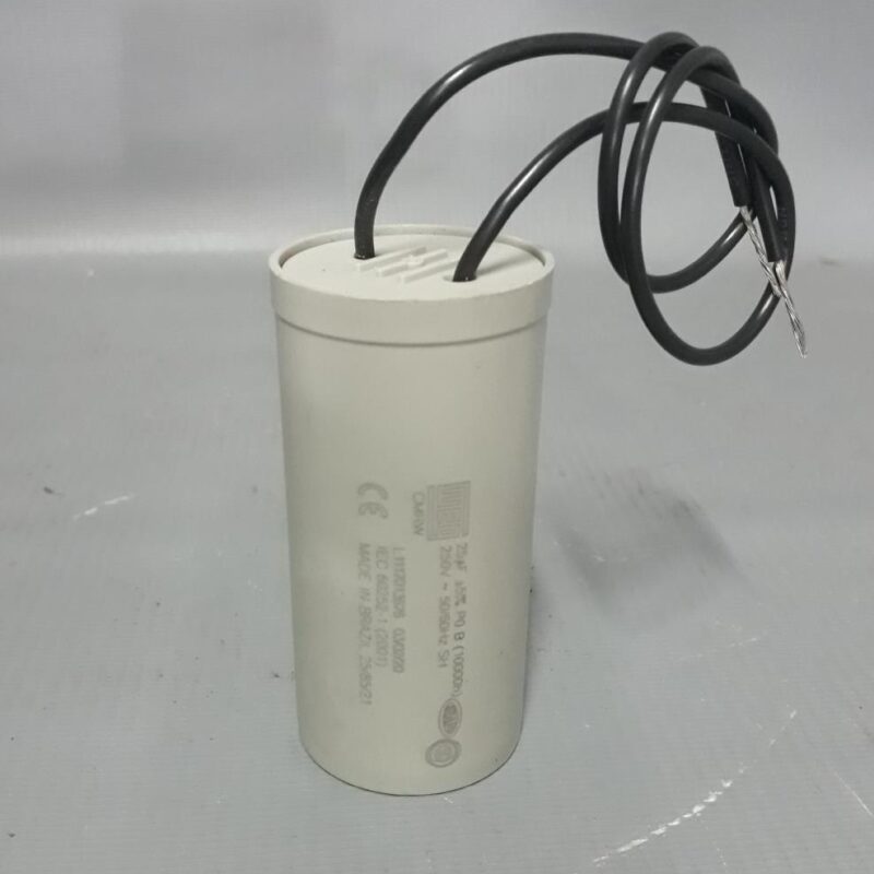 CAPACITOR FIXO C DIEL. CMRW 25UF 250V50/60HZ FIO 200MM C 10410106