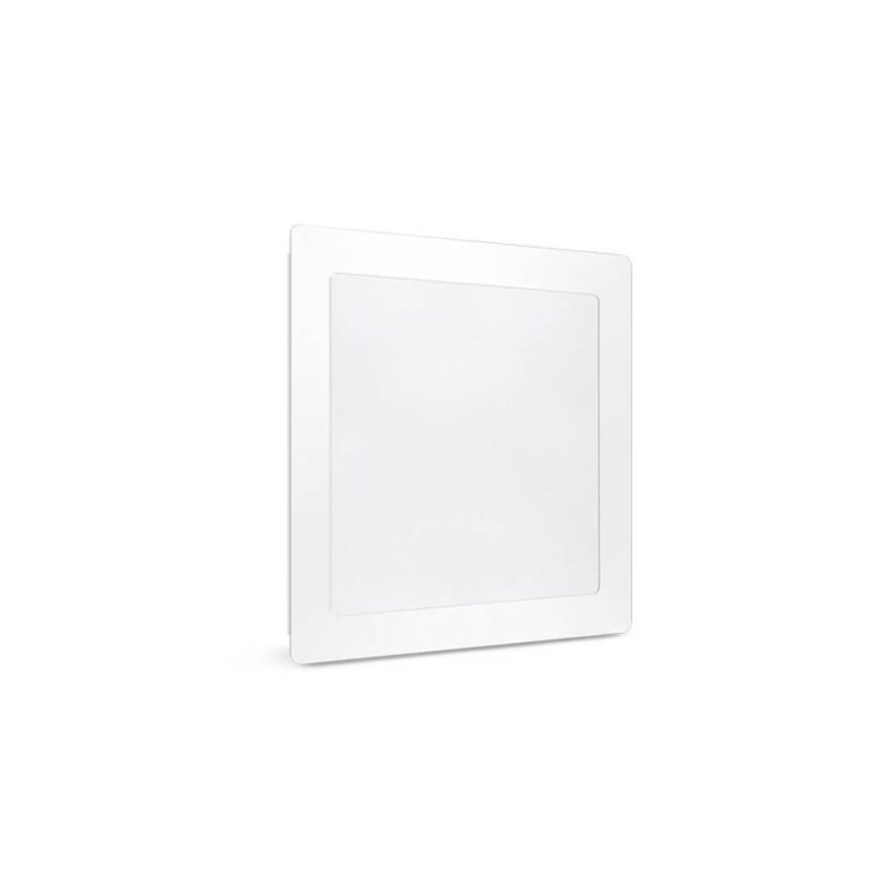 LUMINARIA EMBUTIR QUADRADA BRANCA FLAT LED 6W 3000K 118X118X7,5 LUMANTI