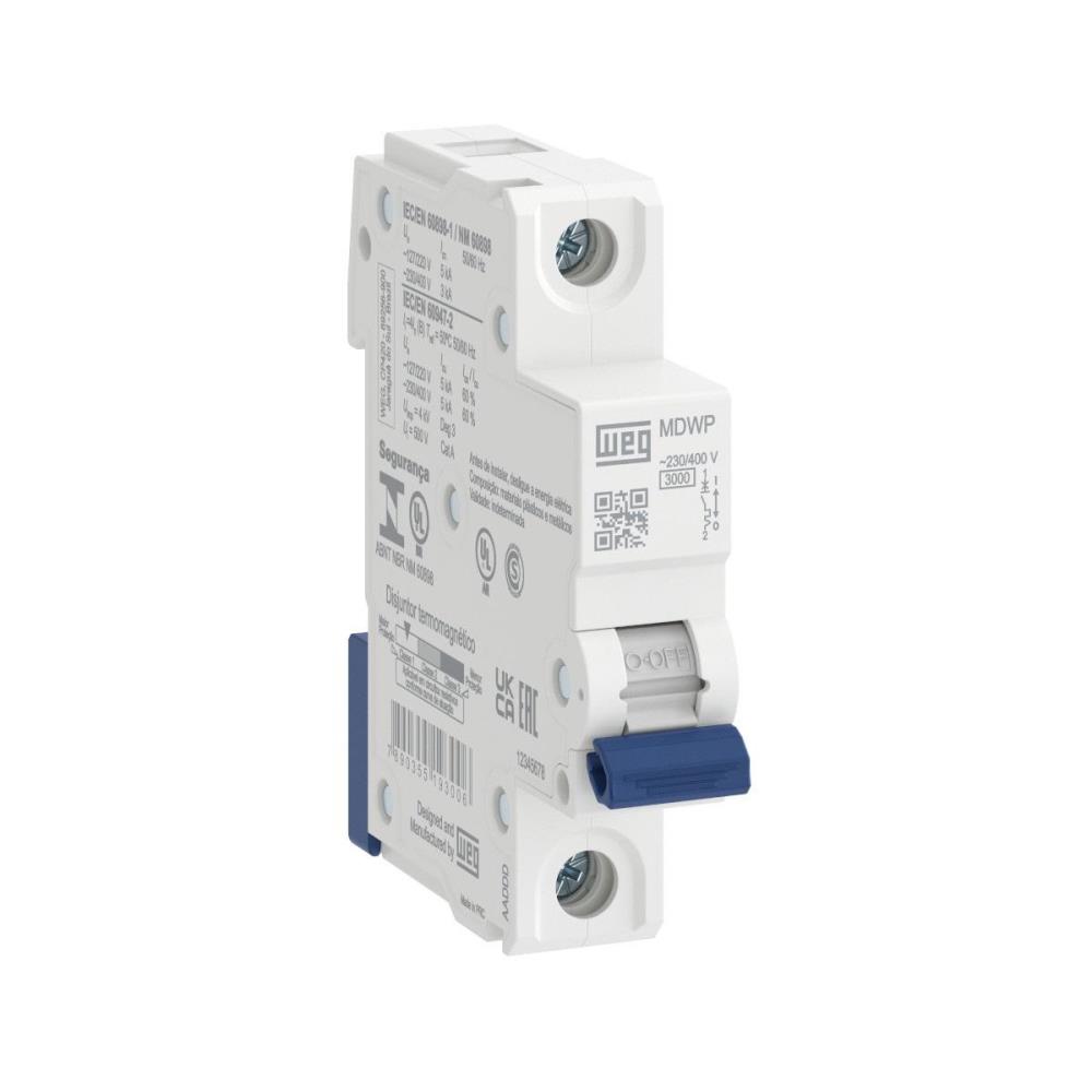 MINIDISJUNTOR MDW-C 25A 1P 230/400VCA C/15265685