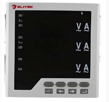 MULTIMEDIDOR DE GRANDEZAS ALIM 90-270VCA-50/60HZ EMMD3VA ELITEK