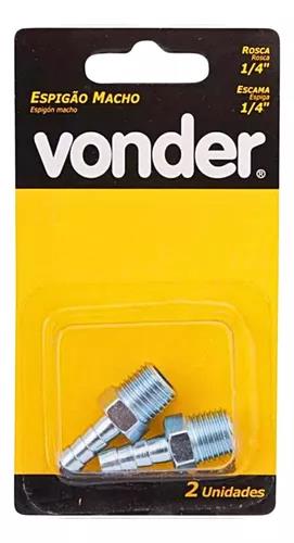 ESPIGAO MACHO (A) 1/4 ESCAMA 3/8 C/2PCS VONDER C/5114143820