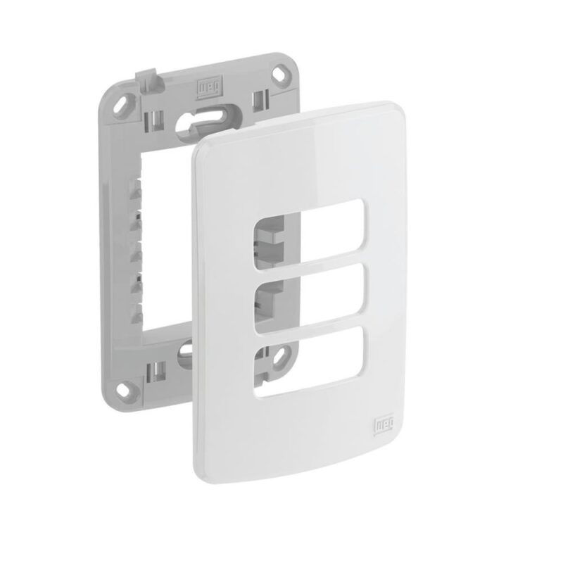 PLACA E SUPORTE 4X2 3 POSICOES COMPOSE C 13295558