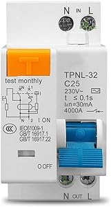 DISJUNTOR DIFERENCIAL REDISUAL DDR 2P 40A 30MA 4,5KA -RNC2-40E-40 C/15133