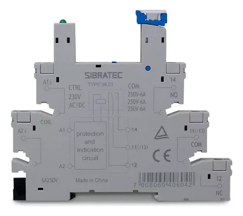 BASE P/RELE ACOPLADOR FINO 38.51 - 220V