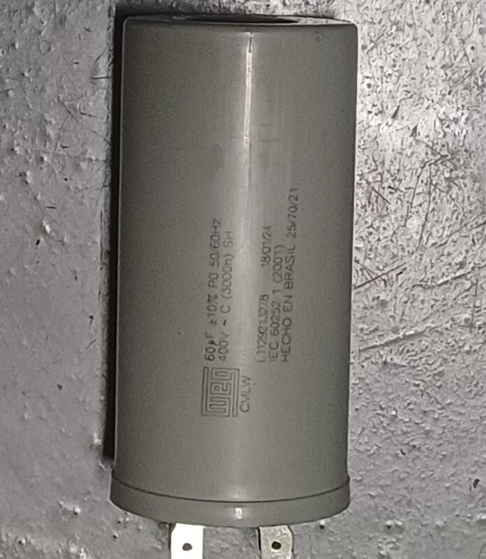 CAPACITOR UCW-M 60UF 400V 50/60HZ SIMPLES C 10410197