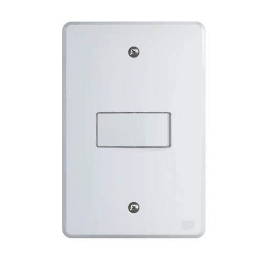 1 INTER. PARALELO 10 A/250VCA C/PLACA 4X2 EQUILLE BRANCO C/14234207