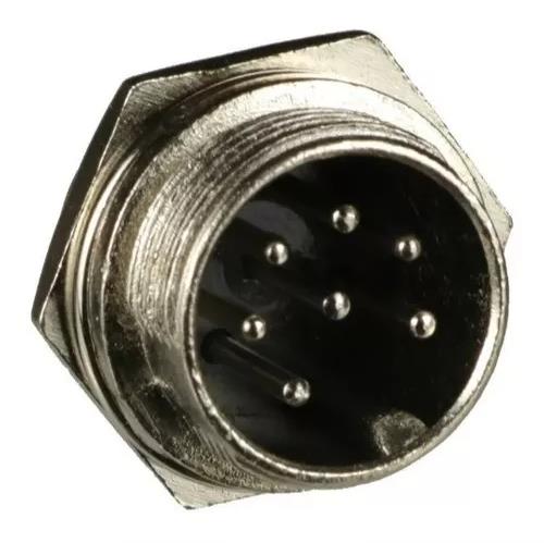 CONECTOR MIKE CIRCULAR MACHO - 6 VIAS C/012006