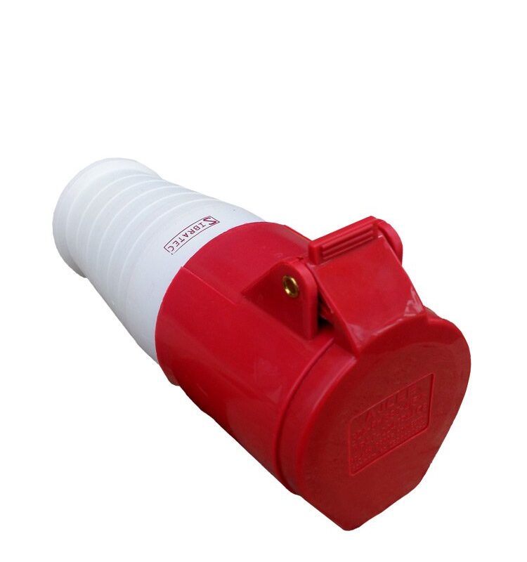 TOMADA PENDENTE 2242 - 3P+T 6H 380VCA/32A VERM IP67 SIBRATEC