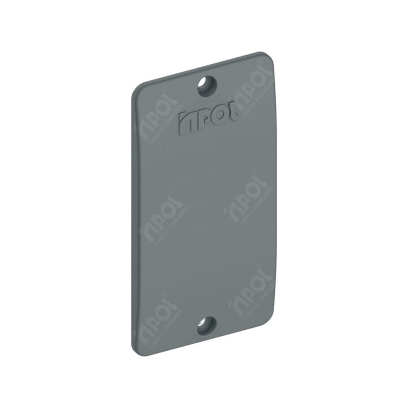 TAMPA CEGA CINZA 1" INPOL