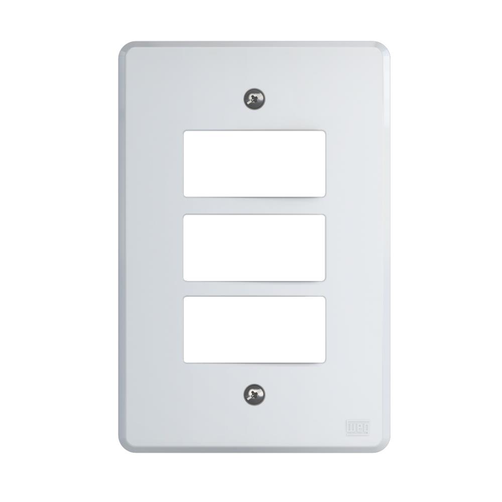 PLACA 4X2" 3 POSIÇÕES EQUILLE BRANCO C/ 14232572