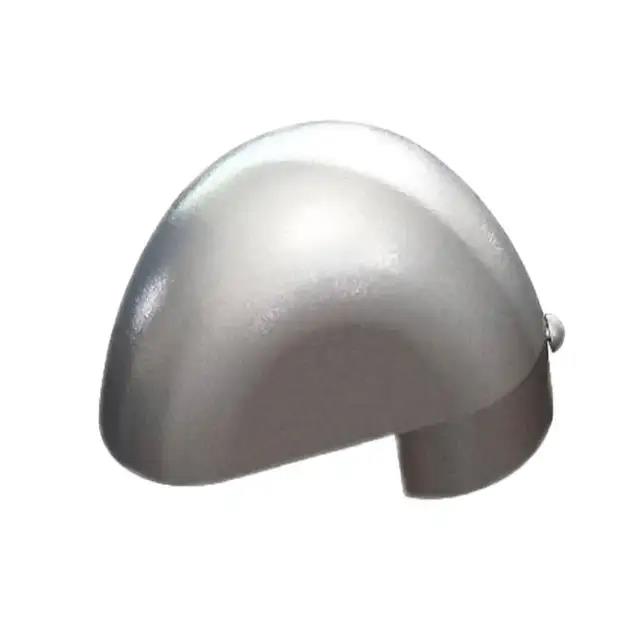 CAPACETE/CABECOTE DE ALUMINIO P/POSTE 4"
