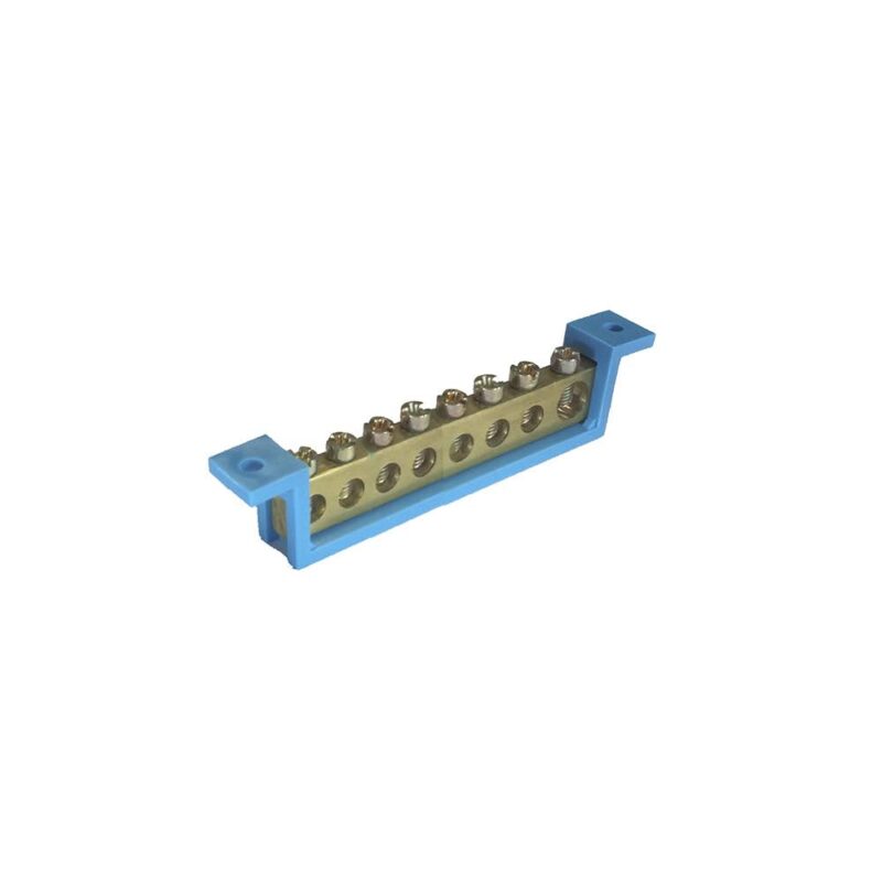 KIT DE BARRA NEUTRO BRN01-8 AZUL PARA QUADRO C/ 13370757