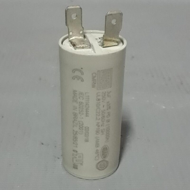 CAPACITOR FIXO C/DIELET. CMRW 3UF 250V50/60HZ SIMPLES C 10071064