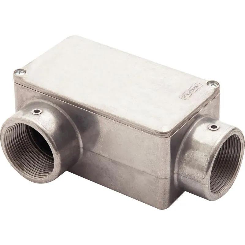 CONDULETE EM ALUMINIO TIPO LR DE 1.1/2" C/TAMPA S/ROSCA S/ PINTURA C/56105315