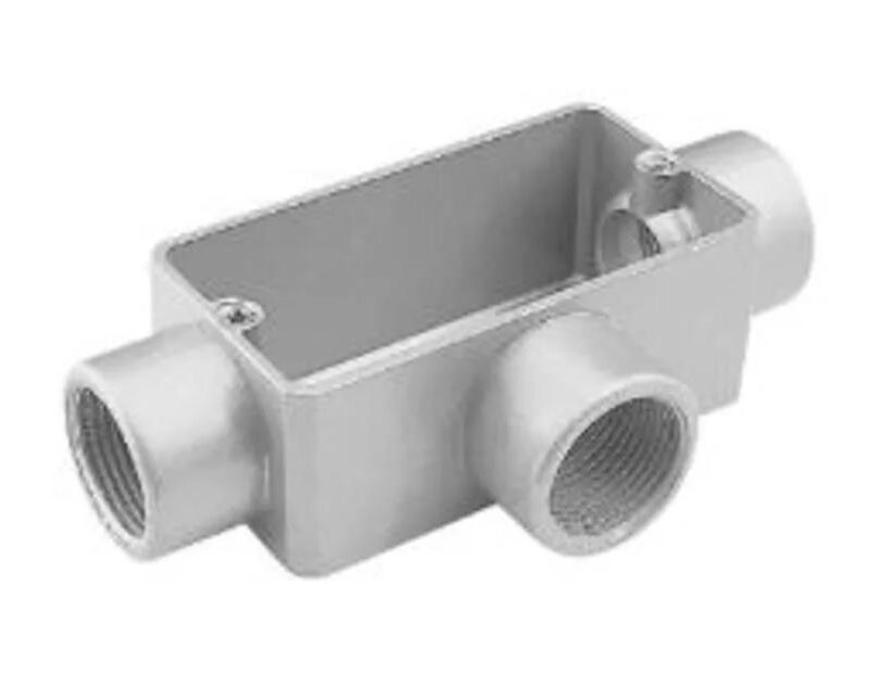 CONDULETE EM ALUMINIO TIPO T DE 1" S/ROSCA S/ PINTURA C/56106313