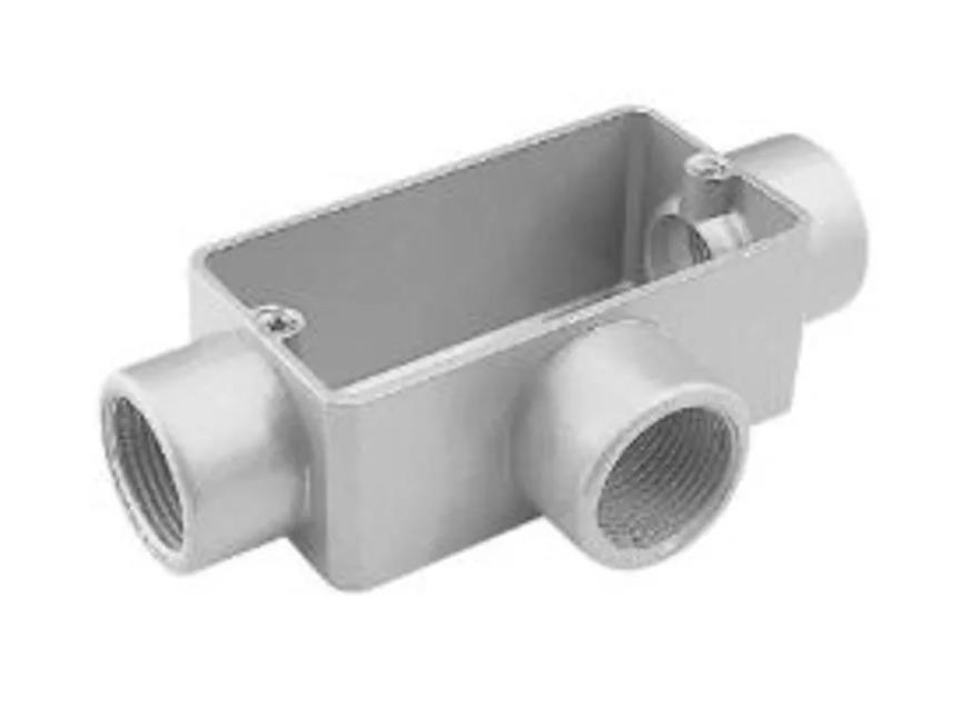 CONDULETE EM ALUMINIO TIPO T DE 1" S/ROSCA S/ PINTURA C/56106313