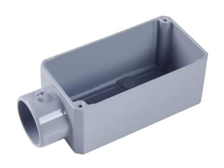 CONDULETE EM ALUMINIO TIPO E DE 1.1/4" C/TAMPA S/ROSCA S/PINTURA C/56102314