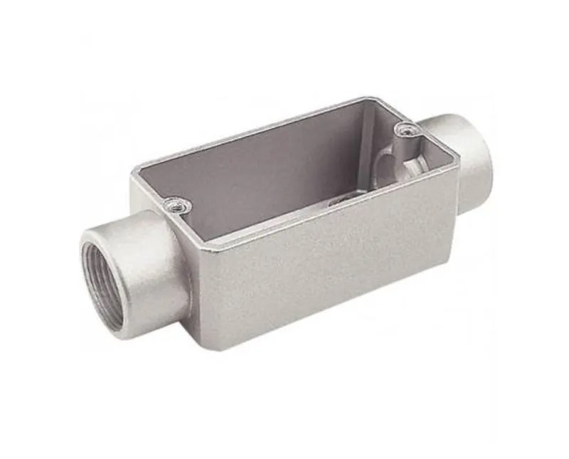 CONDULETE EM ALUMINIO TIPO E DE 1.1/4" C/TAMPA S/ROSCA S/PINTURA C/56102314