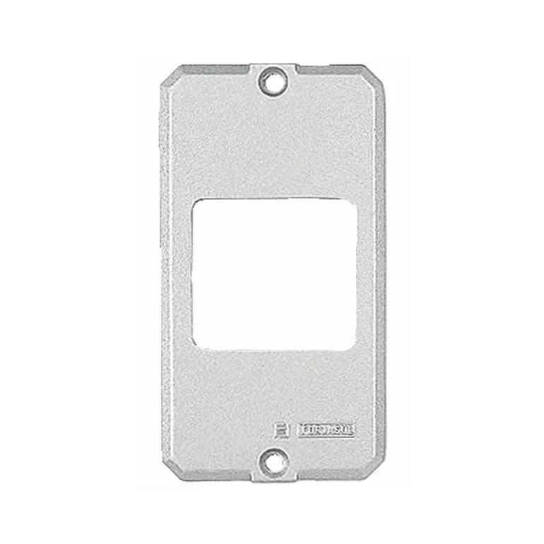 TAMPA 2 POSTO JUNTOS EM ALUMINIO P/CONDULETE 1/2 E 3/4 S/PINTURA C/56117003