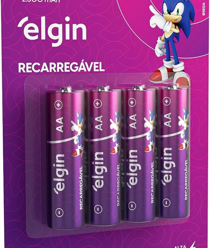PILHA RECARREG AA-2500 MAH BLISTER C/4 PECAS