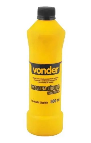 VASELINA LIQUIDA INDUSTRIAL 500ML VONDER C/5160500000