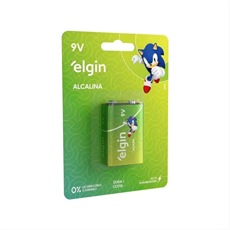 BATERIA ALCALINA 9V BLISTER C/ 1 PEÇA