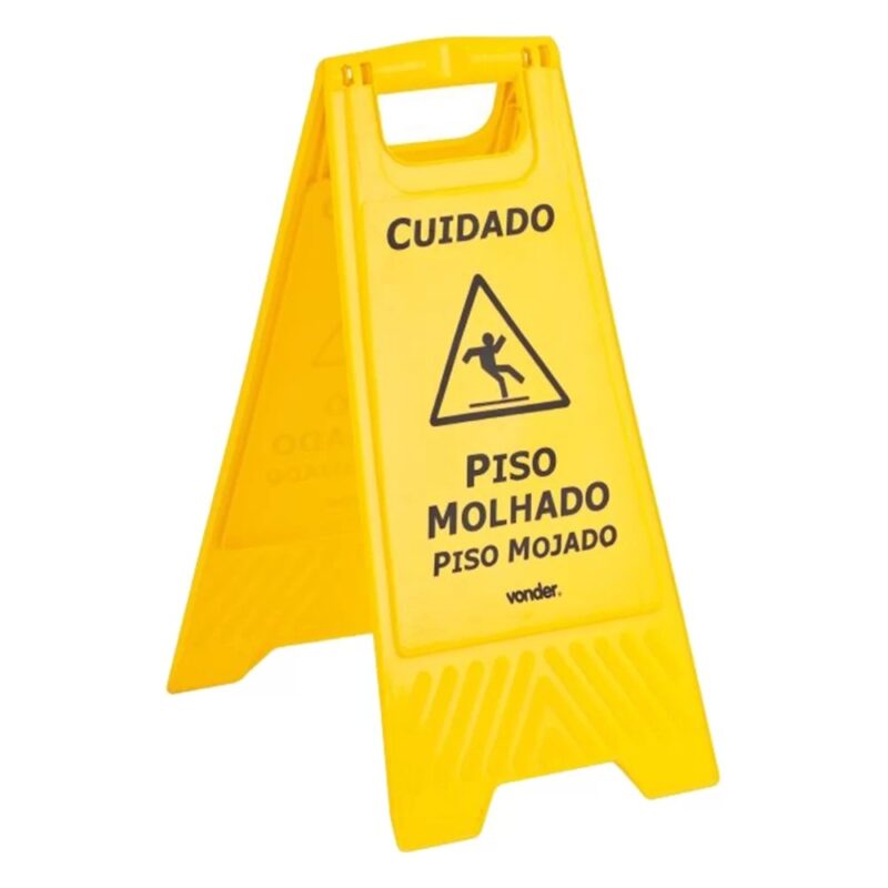 CAVALETE P/SINALIZACAO "PISO MOLHADO" VONDER C/7099062030