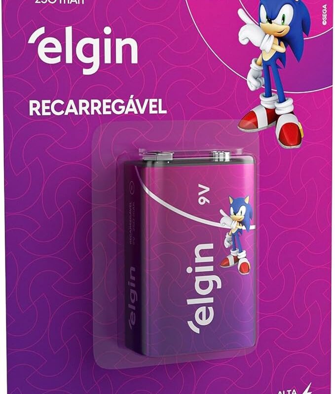 BATERIA RECARREG.9V BLISTER C/1 PECA