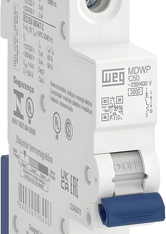 MINIDISJUNTOR MDWH-C  40A 1P 230/400VCA 10KA C/11422717