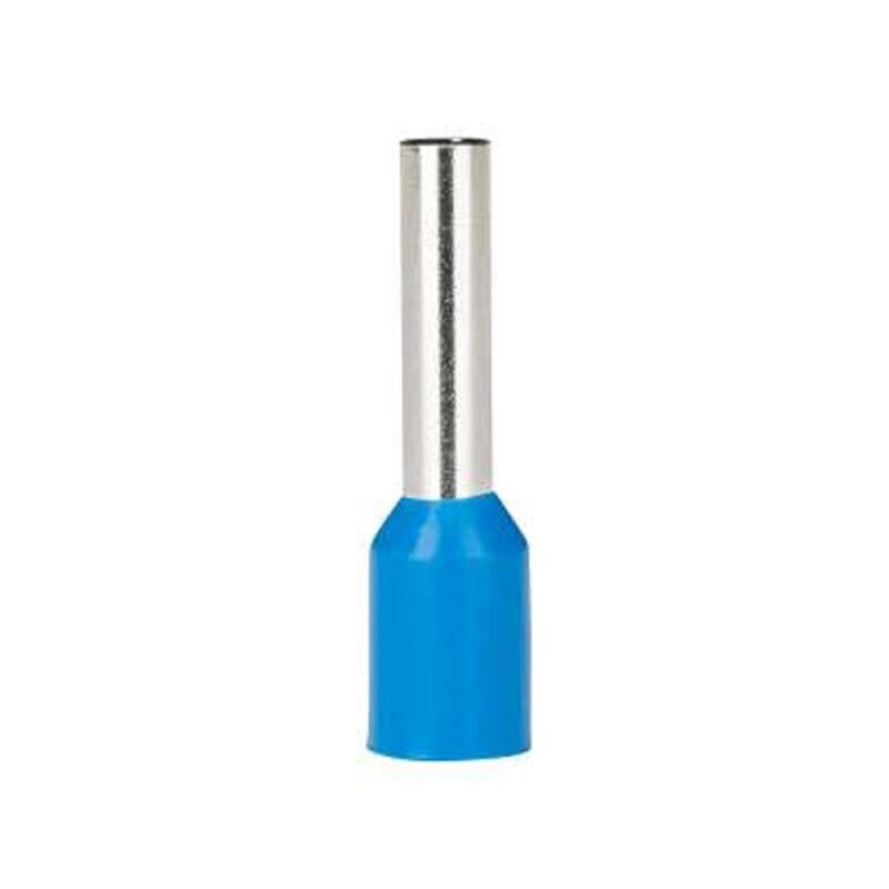 TERMINAL ILHOS TUBULAR P/CABOS DE 50MM CURTO 134A AZUL C/7881302