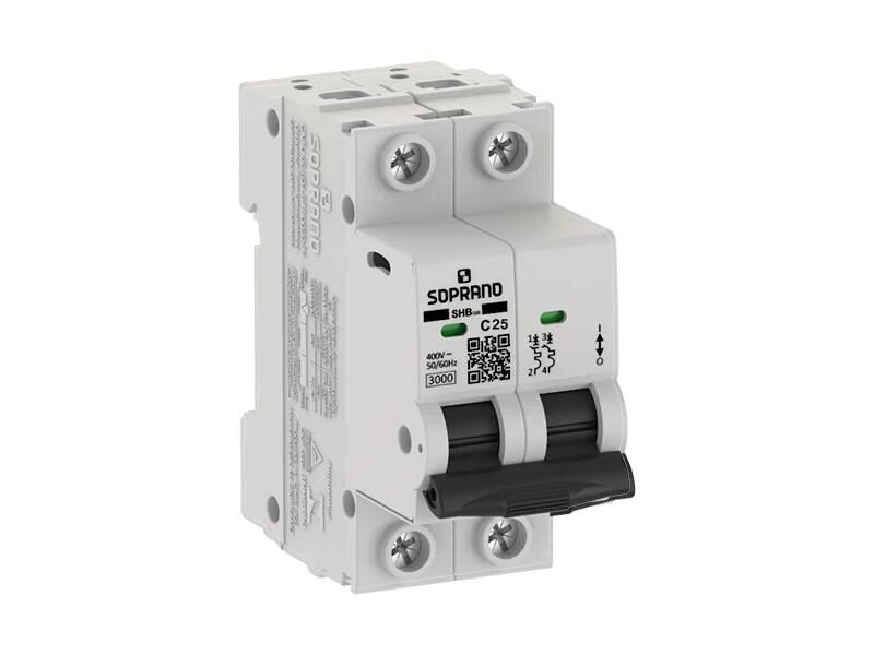 MINIDISJUNTOR SHB2 GIII-C25A 2 POLOS 3KA C/ 5121702521