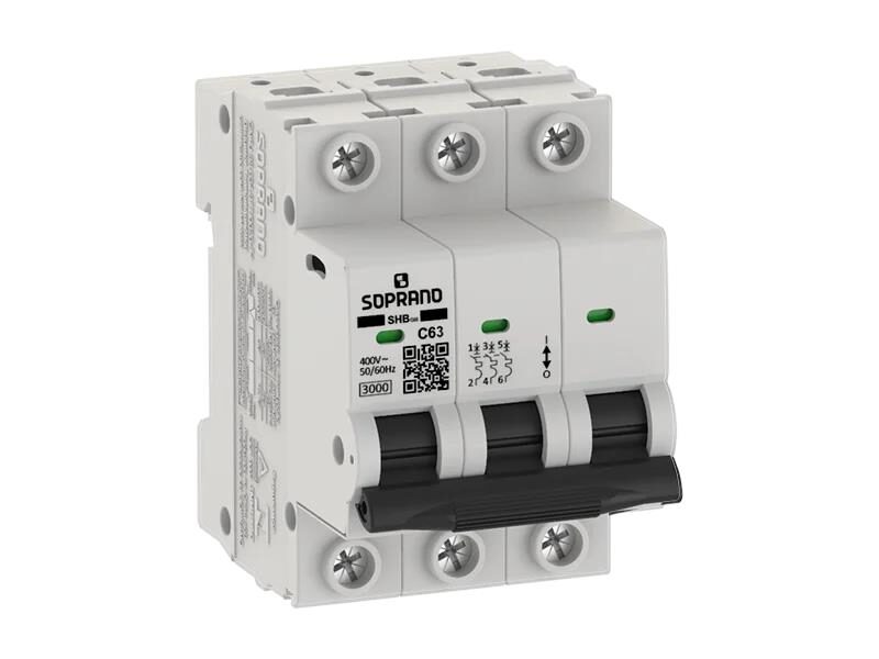 MINIDISJUNTOR SHB3 GIII-C63A 3 POLOS 3KA C/ 5121706331