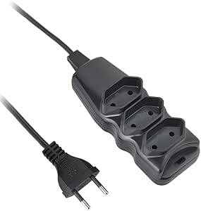EXTENSAO ELETRICA 3 TOMADAS 2P 10A 10 METROS C/46REX203010M