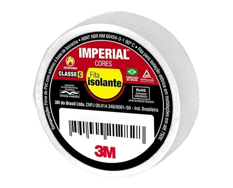 FITA IMPERIAL CORES BRANCA 18MMX10M C/HB004298004