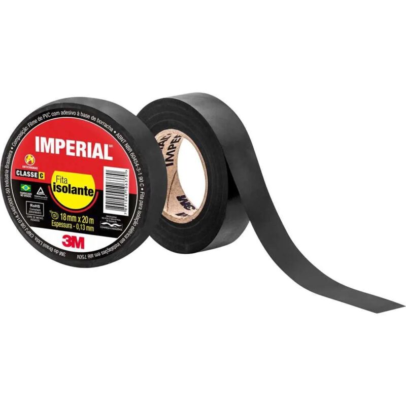 FITA IMPERIAL SLIM PRETA 18MMX20M C/HB004216360